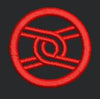 Interlocking Circle Emblem Embroidery Design