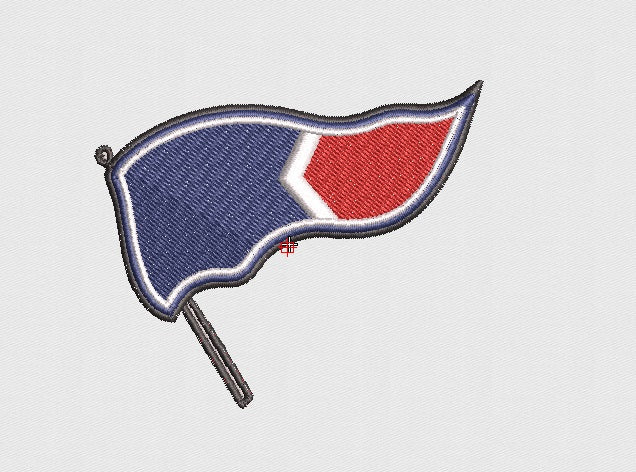 Flag Embroidery Design