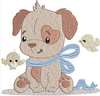 Puppy Embroidery Design