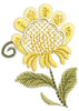 Yellow Flower Embroidery Design