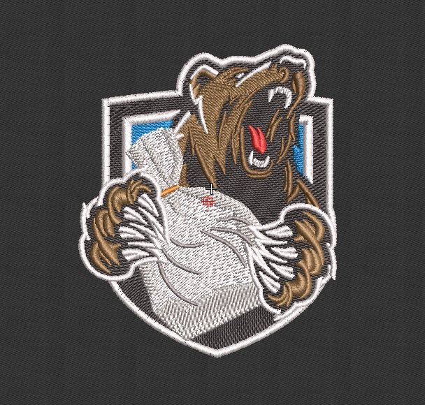 Bear Embroidery Design