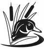 Duck Embroidery Design