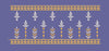 Geometric Floral Bud Border Embroidery Design