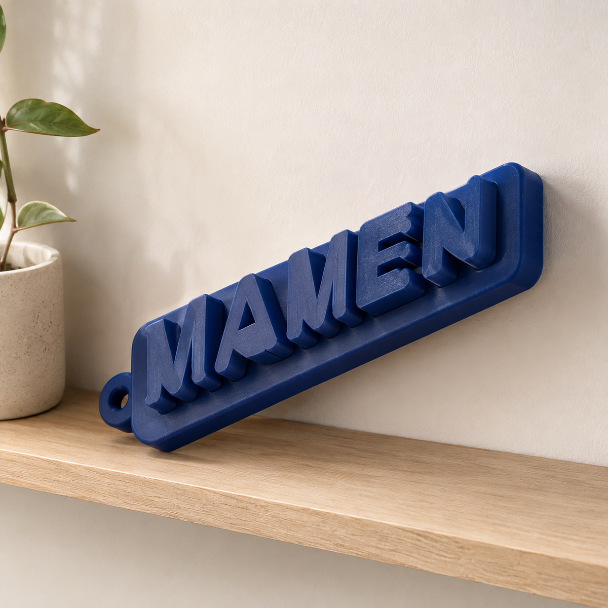 Personalized Name Tag Mamen Print STL File