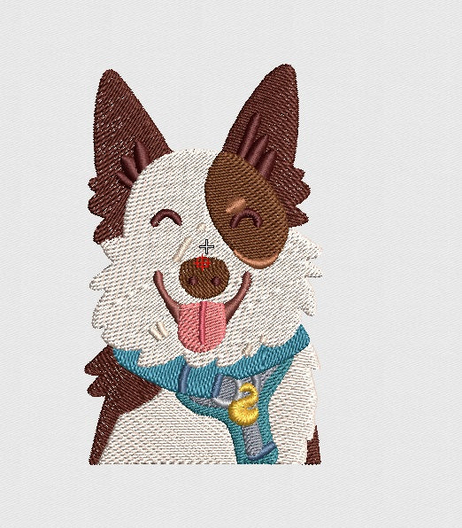 Dog Embroidery Design