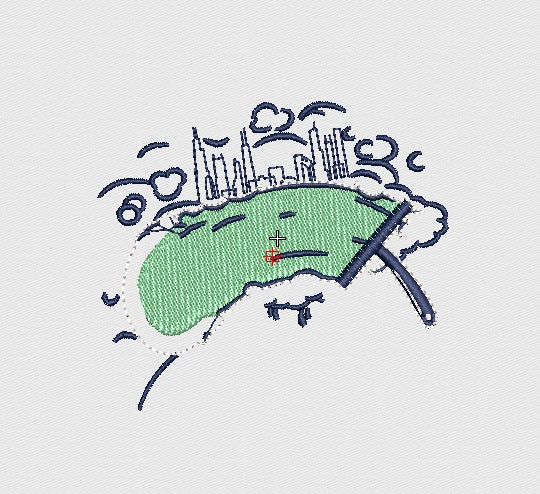 Paint Embroidery Design