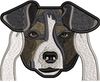 Dog Face Embroidery Design
