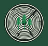 Concentric Pine Cross Section Embroidery Design