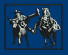 Two Horse Embroidery Design