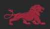 Red Lion Embroidery Design