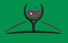Wine Glass Symbol Embroidery Design