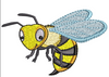 Bee Embroidery Design