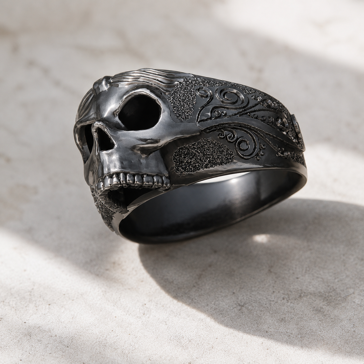 Skull Ring Print STL File