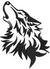 Wolf Embroidery Design