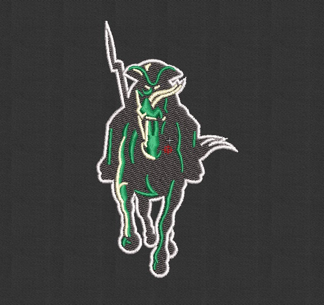 Cowboy Embroidery Design