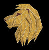 Lion Head Embroidery Design