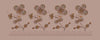 Ornate Four Petal Blossom Sprigs with Lace Base Embroidery Design