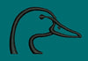 Minimalist Duck Profile Embroidery Design