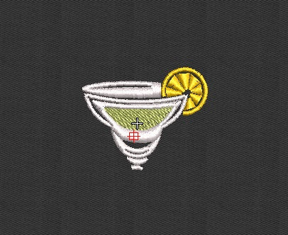 Lemon Embroidery Design