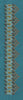 Teal Diamond Chain Border Teal Blue & Orange Embroidery Design