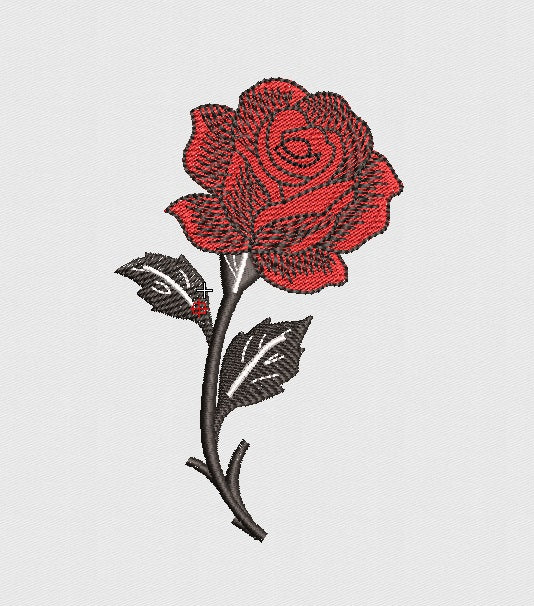 Rose Embroidery Design
