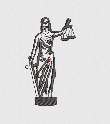 Statue Embroidery Design