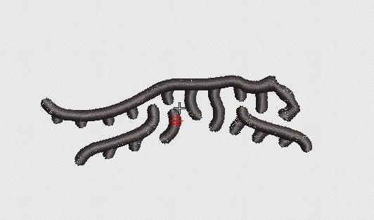 Tiger Embroidery Design