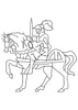 Warrior Line Stitch Embroidery Design