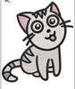 Cat Embroidery Design