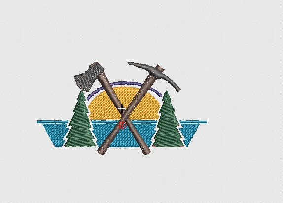 Tool Diver Embroidery Design