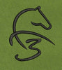 Stylized Horse Embroidery Design