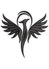 Bird of Angel Embroidery Design