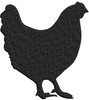Hen Embroidery Design