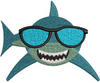 Shark Embroidery Design