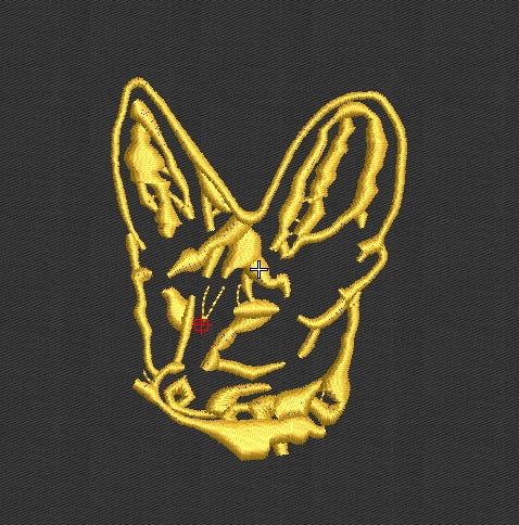 Dog Embroidery Design