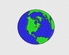 Earth Embroidery Design