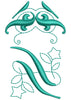 Swirl Art Embroidery Design