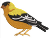 Sparrow Embroidery Design
