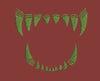 Fanged Grin Embroidery Design