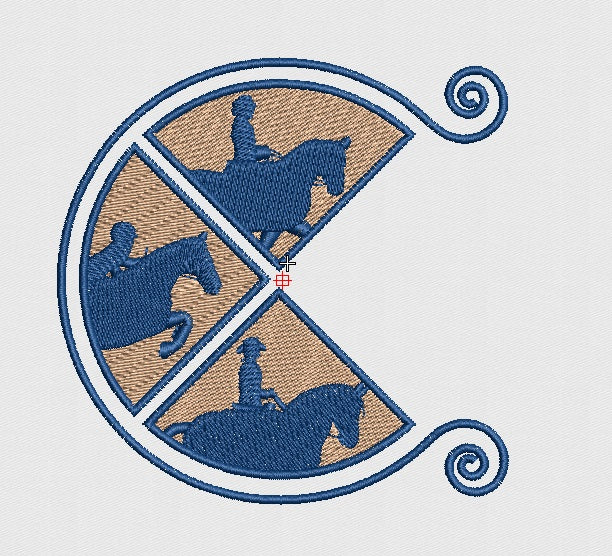 Cowboy Embroidery Design