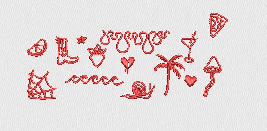 Heart Embroidery Design