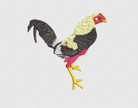 Chicken Embroidery Design