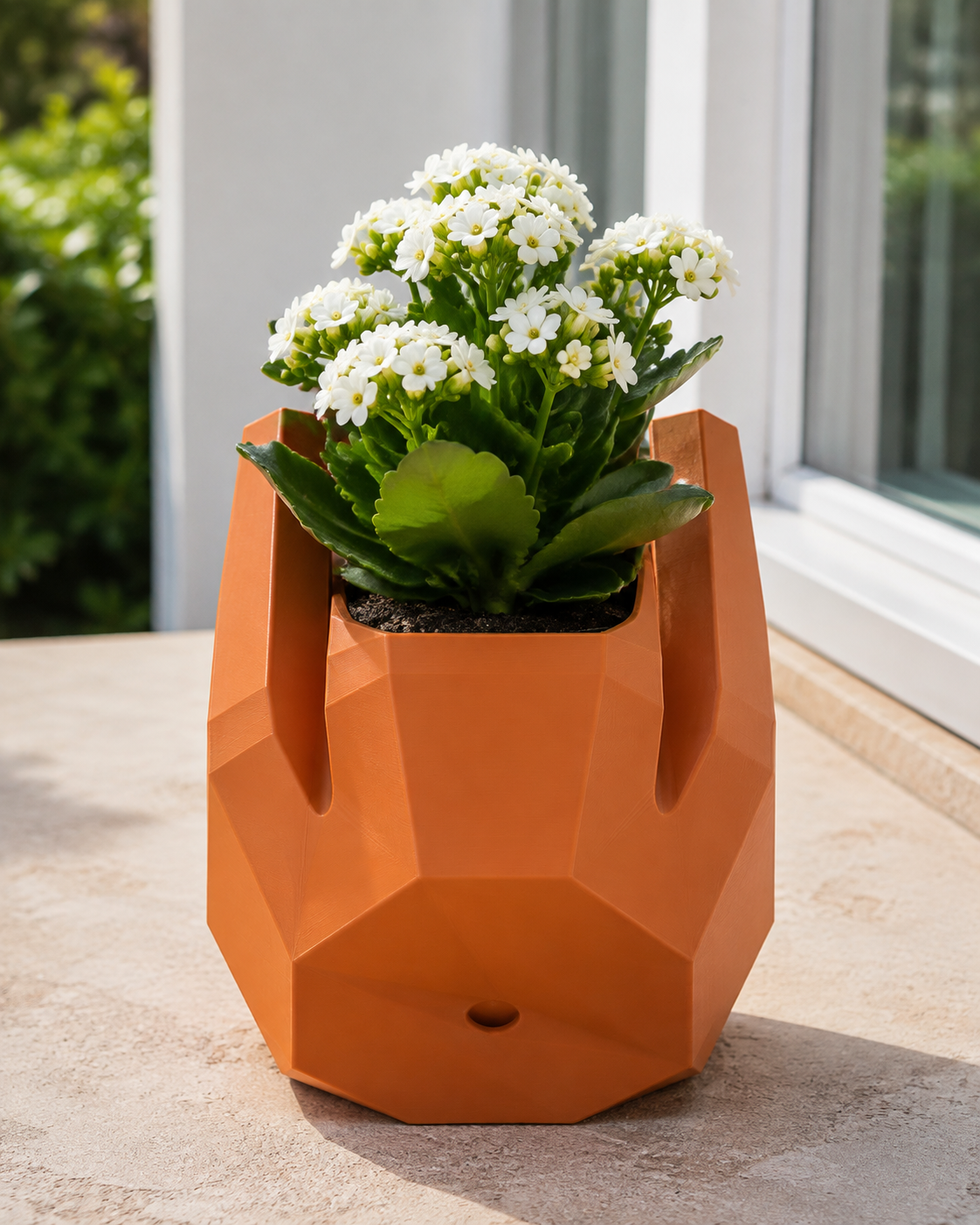 Octagonal Elliptical Flower Pot Print STL File