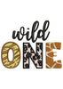 Wild One Embroidery Design