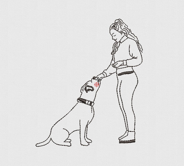 Dog Embroidery Design