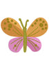Butterfly Two Tone Embroidery Design