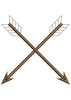 Arrows Cross Embroidery Design