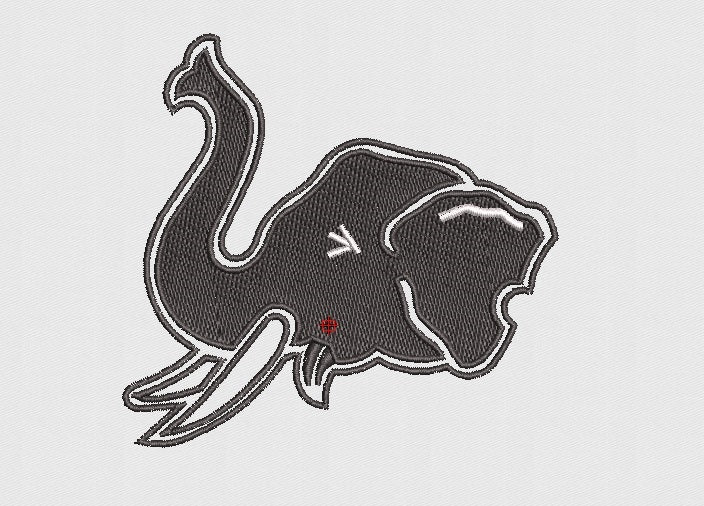 Elephant Embroidery Design