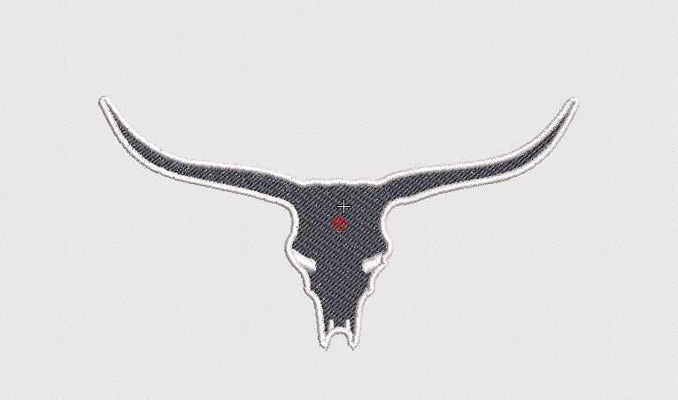 Bull Embroidery Design