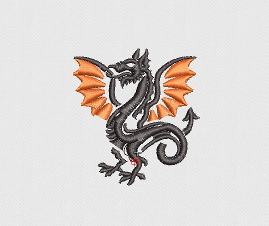 Dragon Embroidery Design